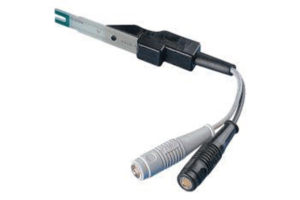 Fiche de test avec prise femelle 4 mm, 1 DA (1 x 2 broches).