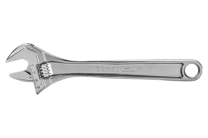 Clés à molette avec finition chromée