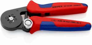 Pince à sertir auto-ajustable pour embouts de câble - Knipex 97 53 04