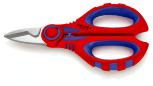Ciseaux d’électricien avec point de sertissage embouts jusqu'à 6 mm² 95 05 10 SB Knipex