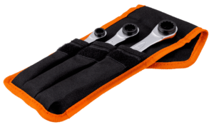 Jeu de clés polygonales à cliquet 4 en 1 - 3 pcs/étui S4RM/3T.