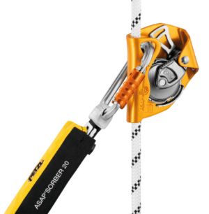 Corde semi-statique AXIS 11 mm avec terminaison cousue pour une utilisation avec un antichute mobile ASAP LOCK - Petzl