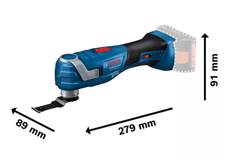 Découpeur-ponceur sans fil (oscillante) GOP 18V-34