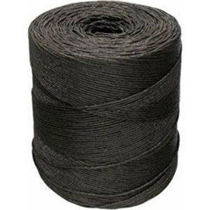 Ficelle de tirage en fibres synthétiques noire
