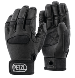 Gants pour l’assurage et le rappel en cuir naturel haute qualité CORDEX PLUS - Petzl