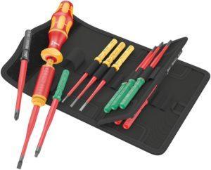 Jeu de tournevis dynamométrique Kraftform Kompakt VDE 15 Torque 1,2-3,0 Nm extra slim 1 Tool Finder, 15 pièces