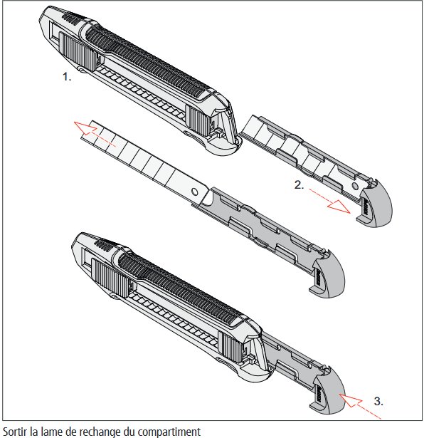 Lame de rechange pour le couteau universel - 90 10 165 BK - (10x) - Knipex 2