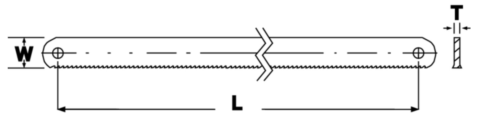 Lames de scie à métaux bimétal Sandflex® 3906 pour la monture de scie de 300mm - Bahco 2