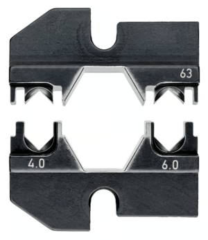 Matrices pour connecteurs solaires (Huber + Suhner) Knipex  4 – 6mm² (pour le Kit 97 91 01)