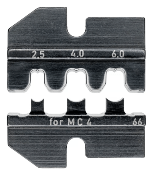 Matrices pour connecteurs solaires (MC4 et MC4 EVO2 2,5/4/6 mm²) - (pour le Kit 97 91 01) – Knipex - 2.5 - 4 – 6mm²