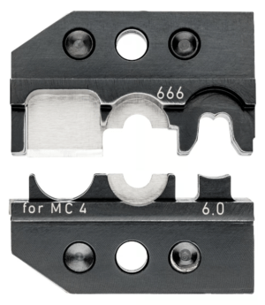 Matrices pour connecteurs solaires (MC4 et MC4 EVO2 – Couper-Dénuder-Sertir) - (pour le Kit 97 91 01) – Knipex – 6mm²
