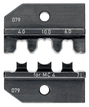 Matrices pour connecteurs solaires (MC4) - (pour le Kit 97 91 01) – Knipex - 4 – 6 - 10mm²