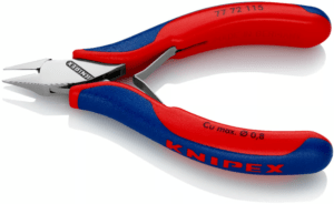 Petite pince coupante diagonale pour l'électronique Knipex 77 72 115.