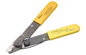 Pince à dénuder Miller pour la Fibre Optique à double trou.