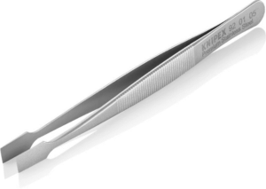 Pince brucelles universelle à pointe plate - Knipex 92 01 05