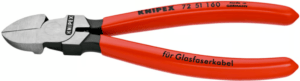Pince coupante diagonale pour fibre optique – Knipex 72 51 160