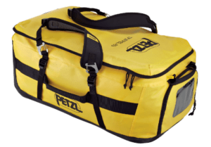 Sac de transport jaune/noir 85 litres DUFFEL 85 - Petzl