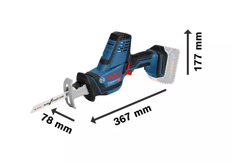 Scie sabre sans fil Bosch GSA 18V-LI C Professional2