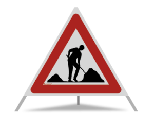 Signal pliable TRIOPAN 90 (R2) avec étui - Travaux sur les trois côtés