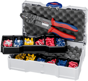 Assortiment de sertissage avec embouts de fils et pince 97 32 240 – Knipex