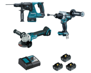 SET 3 machines LXT -MAKITA- DLX3157TJ