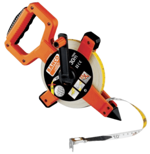 Chevillière-Mètres rubans longs avec revêtement nylon et boîtier - LTS Bahco