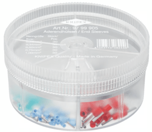 Coffret avec embouts de fils - 0,25 - 0,34 - 0,5 - 0,75 - 1 mm²