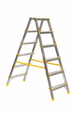 Echelles à double marches accessible des deux côtés 2x6