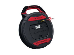 Tire-fil en fibre de verre GF3 SLIM (FTTH) avec compteur métrique digital, Ø 3 mm