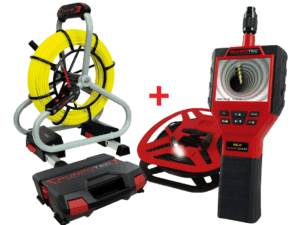 RUNPOCAM RC2 - 50 m + Kit professionnel tige en fibre de verre Ø 4,5 mm - 50 m