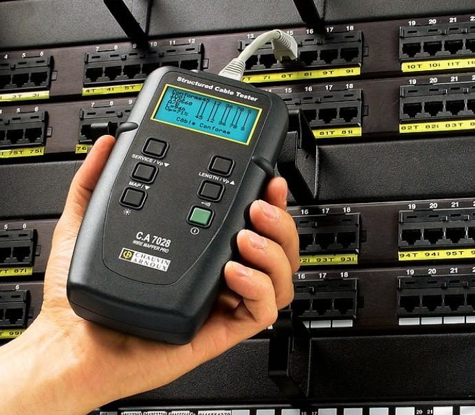 Testeur de câblage professionnel- C.A 7028 Chauvin Arnoux 2