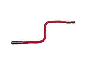 Embout flexible 12 cm - filetage RTG Ø 6 mm, acier inoxydable