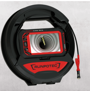 Caméra d'inspection RC3 (numérique) RUNPOTEC , pour l'inspection des tuyaux jusqu'à 15 m