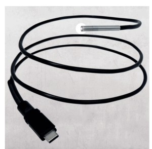 Tête de caméra flexible Ø 3,9 mm - 1 m, pour caméra d'inspection RC3