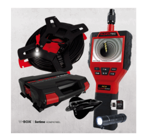 Caméra multifonctionnelle RUNPOCAM RC 2, longueur 50 m, 6 LED intégrées