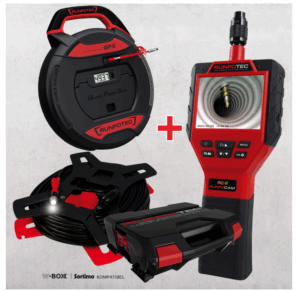 Kit caméra d'inspection RUNPOCAM RC2 30 m + outil de tirage de câble GF3 Ø 3 mm REX 30 m