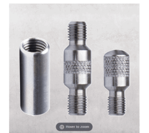 Set de raccords filetés avec filetage RTG Ø 6 mm  - 3 pièces