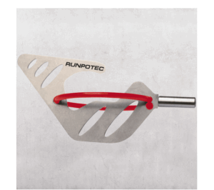 Crochet coulissant spécial en acier inoxydable avec RUNPOTEC filetage RTG Ø 6 mm