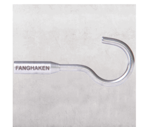 Crochet de préhension RUNPOTEC avec filetage RTG Ø 6 mm, en acier inoxydable