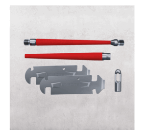 Pointe de guidage avec kit anti-pliage GF3 Ø 3 mm avec filetage RTG Ø 6 mm, 5 pièces