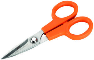 Ciseaux d’électricien en inox ORANGE