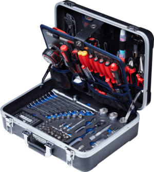 Coffre à outils en abs Proton TB-196ABS-PB, 1/4"+1/2"