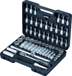 Jeu de clés à douille Proton P-61C 3/8", 61 pièces