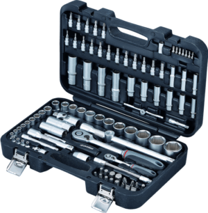 Jeu de clés à douille Proton P-94C 1/4"+1/2", 94 pièces