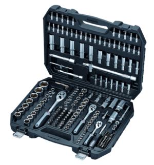 Jeu de clés à douille Proton Basic P-200C 1/4"+3/8+ 1/2", 200 pcs