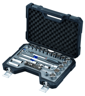 Jeu de clés à douille Proton F-44M 1/2", 44-pcs