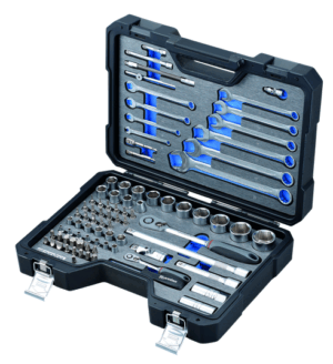 Jeu de clés à douille Proton F-86M 1/4"+ 1/2", 86-pcs