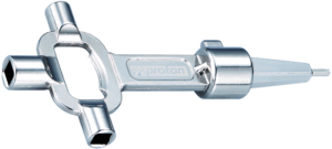 Clé de poseur Proton model CH zinc moulé sous pression nickelé