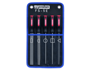 Jeu de limes Proton FS-5E, taille 2, 5 pièces