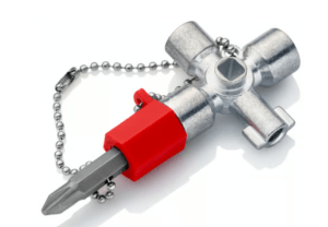 Clé universelle pour armoires de commande - KNIPEX - 00 11 02